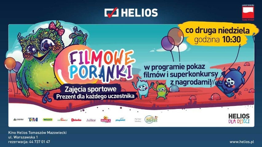 Kolejny filmowy poranek w kinie Helios w Tomaszowie. Mamy dwa zaproszenia dla naszych czytelników