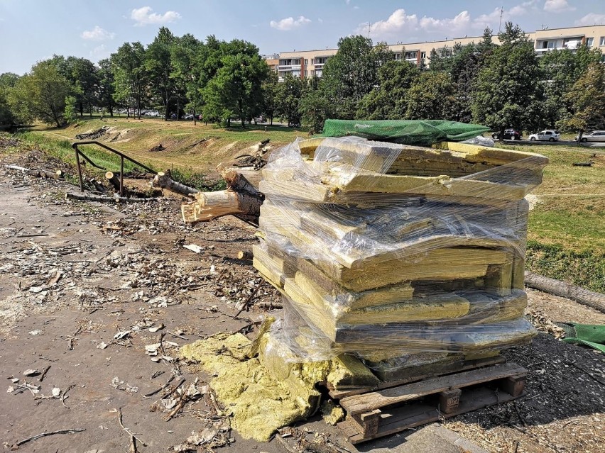 Rejon ulicy Opolskiej, budowa linii tramwajowej na Górkę...