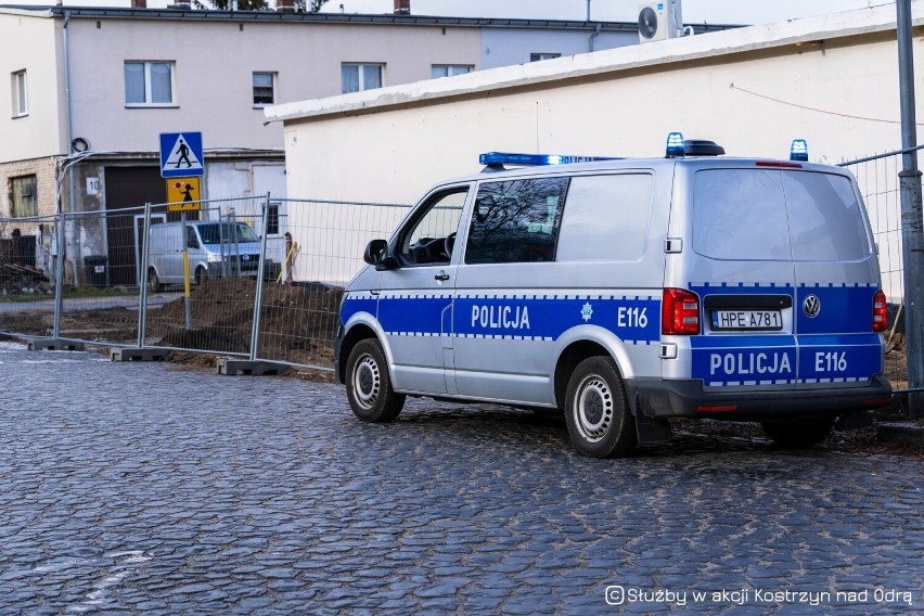 Na miejscu pojawiła się policja.