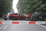 Wypadek między Kostrzynem, a Sarbinowem. Brały w nim udział trzy pojazdy [ZDJĘCIA]