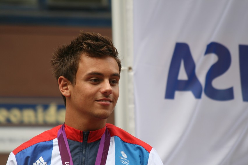 13. miejsce zajął Tom Daley, sportowiec z Wielkiej Brytanii