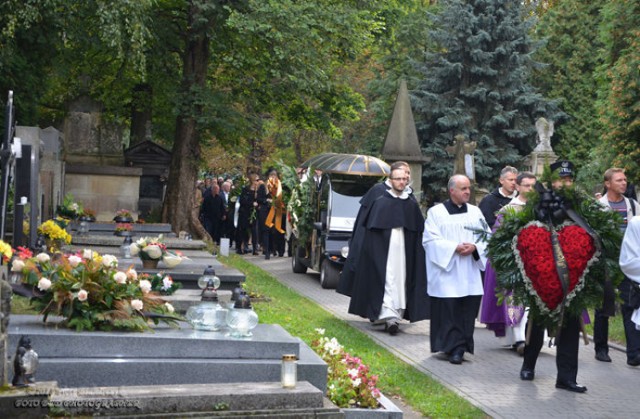 Cmentarz Rakowicki, pogrzeb Jarka Śmietany.