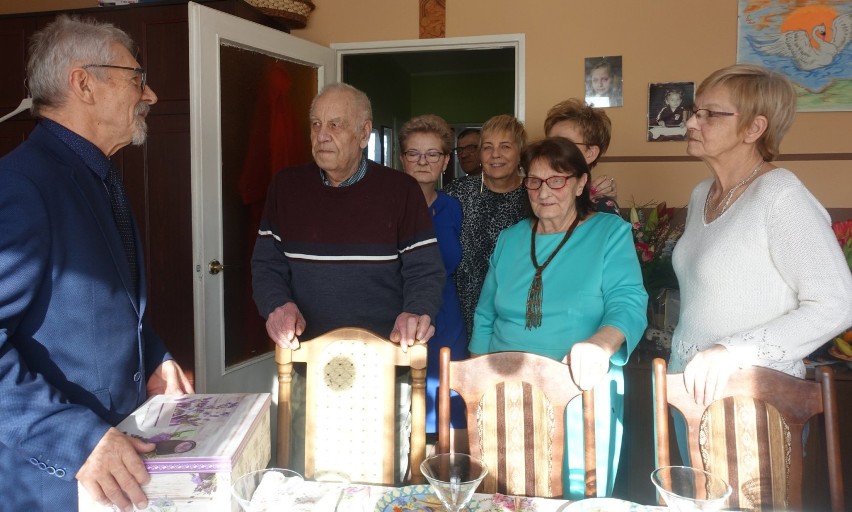 Jubileusz 65. rocznicy ślubu Alfredy i Franciszka Januszewskich z Lechlina 