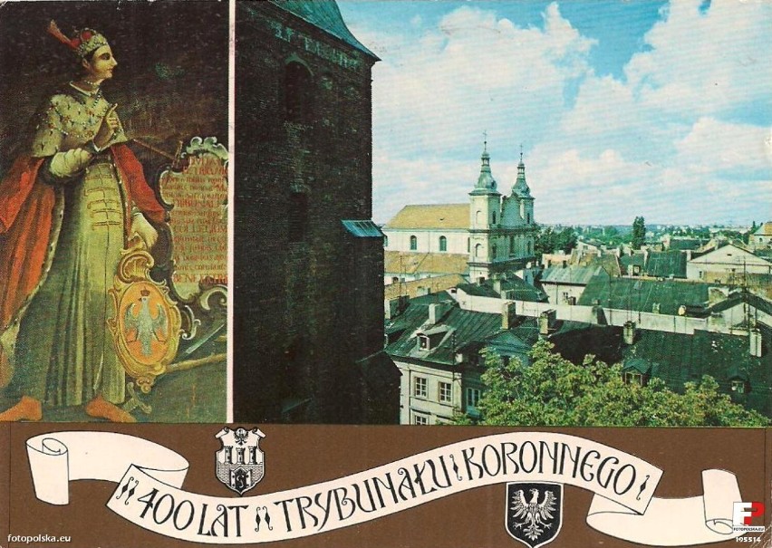 1978, Pocztówka z Piotrkowa Trybunalskiego upamiętniająca rocznicę (1578-1978) powstania trybunału koronnego w tym mieście.