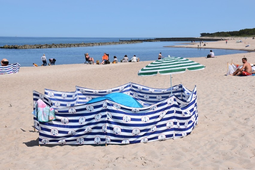 Tak prezentuje się plaża w Darłówku Wschodnim