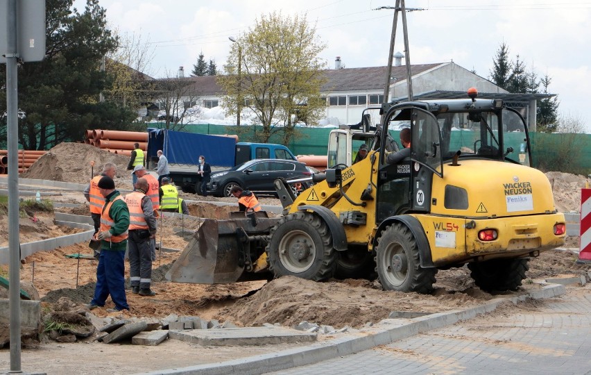 W przemysłowej części osiedla Mniszek w Grudziądzu geodeci...