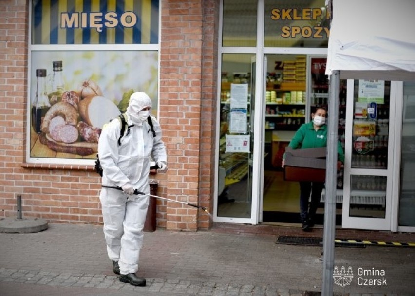 W gminie Czersk rozpoczęto akcję dezynfekcji 