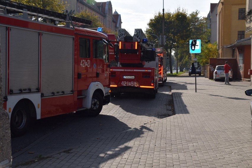 Podejrzenie wycieku gazu na ulicy Wrzesińskiej 