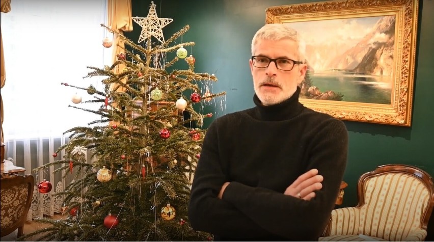 O świątecznych tradycjach opowiada Ziemowit Niedźwiecki, dyrektor Muzeum Okręgowego w Pile
