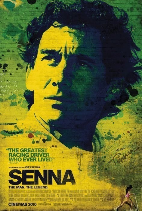 Plakat filmu "Senna", który obejrzymy na festiwalu w sobotę...