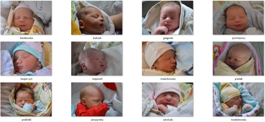 Galeria zdjęć noworodków urodzonych w marcu w Szpitalu Miejskim w Miastku