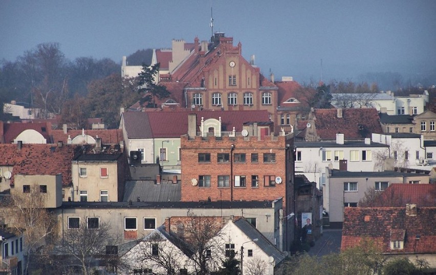 Pleszew widziany z góry na zdjęciach Zbigniewa Jana Haina