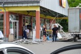 Wybuch na Grunwaldzie. Uszkodzony bankomat [ZDJĘCIA]