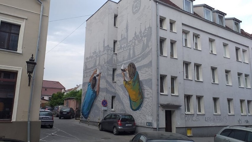 Przy ul. Grudziądzkiej 36 w Chełmnie powstał nowy mural