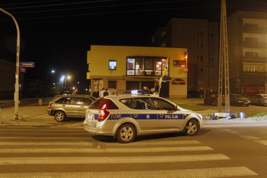 Pijany kierowca robił mazdę na Zakładowej w Łodiz