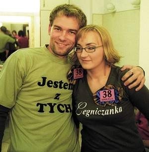 Manuela i Jarek z Lędzin przed wielką szansą na wygraną.  /  ANDRZEJ GRYGIEL