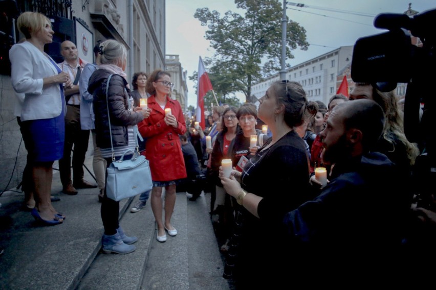 Protest przed sądem w Gdańsku 24.07.2017