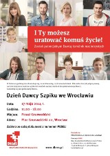 Dzień Dawcy Szpiku we Wrocławiu. Zarejestruj się i pomóż chorym na nowotwór