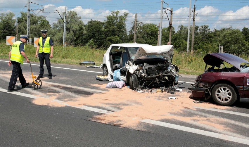 Czołówka na ul. Krygiera w Szczecinie