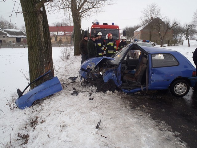 Wypadek w Tarnówce Dąbskiej