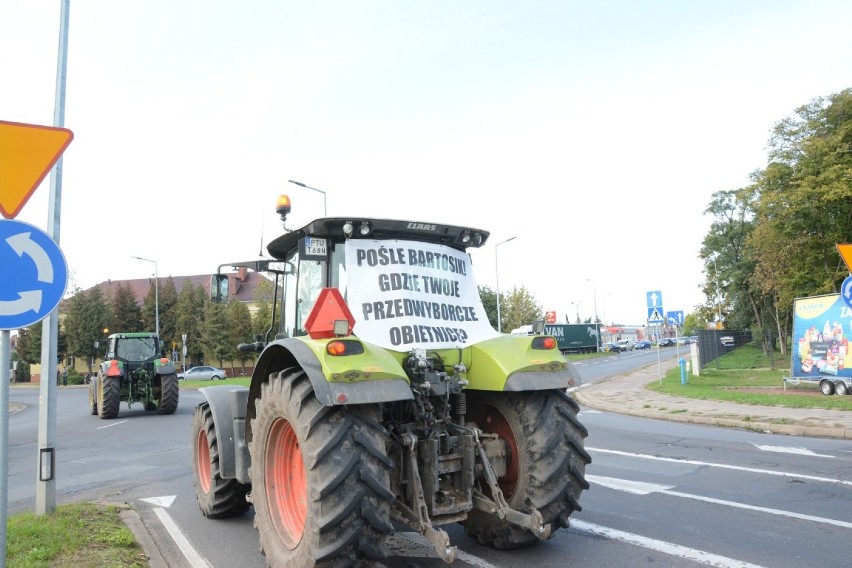 Rolnicy protestują w Koninie                                                                                     