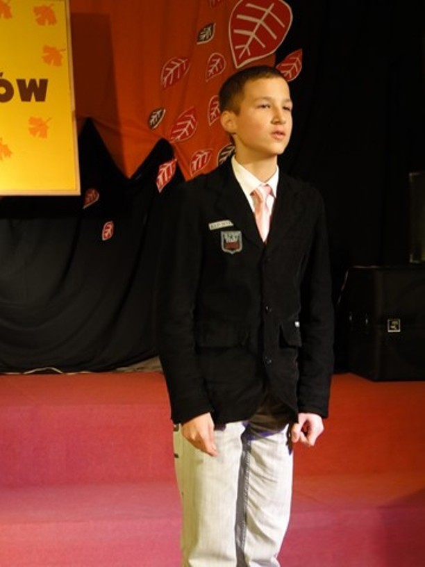 Kamil Śmietański ze Szkoły Podstawowej nr 11 zdobył tytuł Recytatora Jesieni 2012