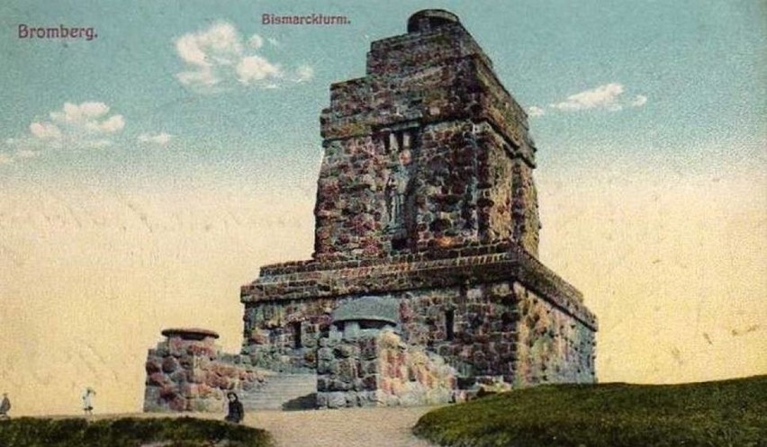 rok 1928 - wieża Bismarcka. Wzniesiony w 1913 roku na...