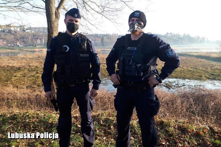 Policjanci z Krosna Odrzańskiego w porę ruszyli na pomoc i...