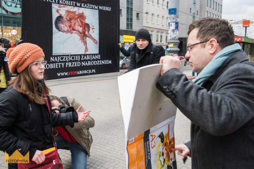 Protest przeciw aborcji