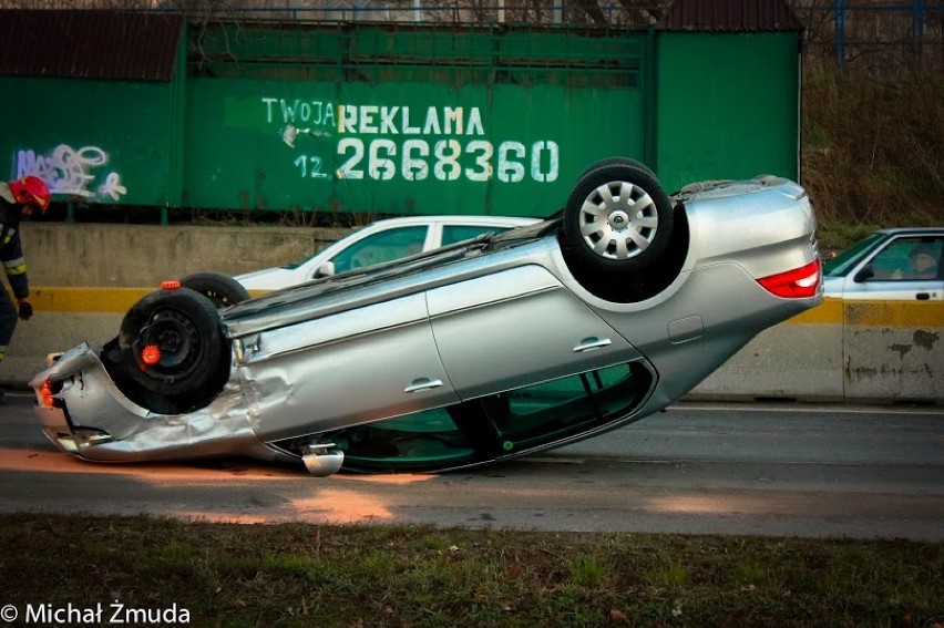 Skoda dachowała na Zakopiance