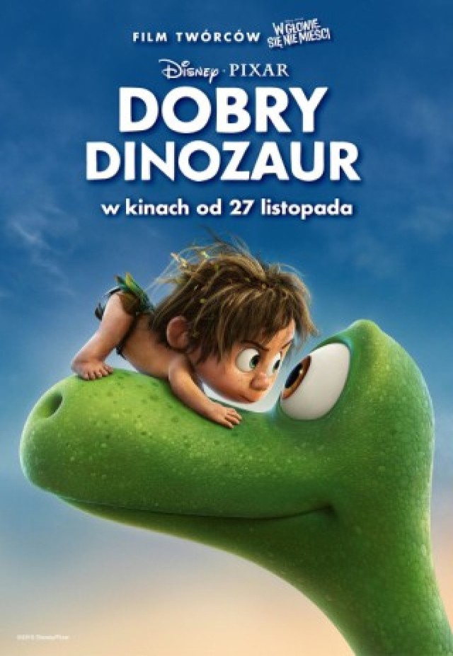 Kino ARS
ul. św. Tomasza 11,

sobota 2 stycznia 2016
Godz. 12:00

Dobry dinozaur – animacja studia Pixar, 2015 ('99, dubbing)
 
Co by było, gdyby asteroida, której potężne uderzenie miliony lat temu doprowadziło do zagłady dinozaurów, jednak nie uderzyła w Ziemię? W alternatywnej historii, w której dinozaury nie wymarły, młody Apatozaur Arlo wpada do rzeki i zostaje porwany przez jej nurt. Starając się znaleźć drogę powrotną do domu, zaprzyjaźnia się z małym jaskiniowcem o imieniu Bąbel.
 
Wszystkie bilety w cenie 12 zł