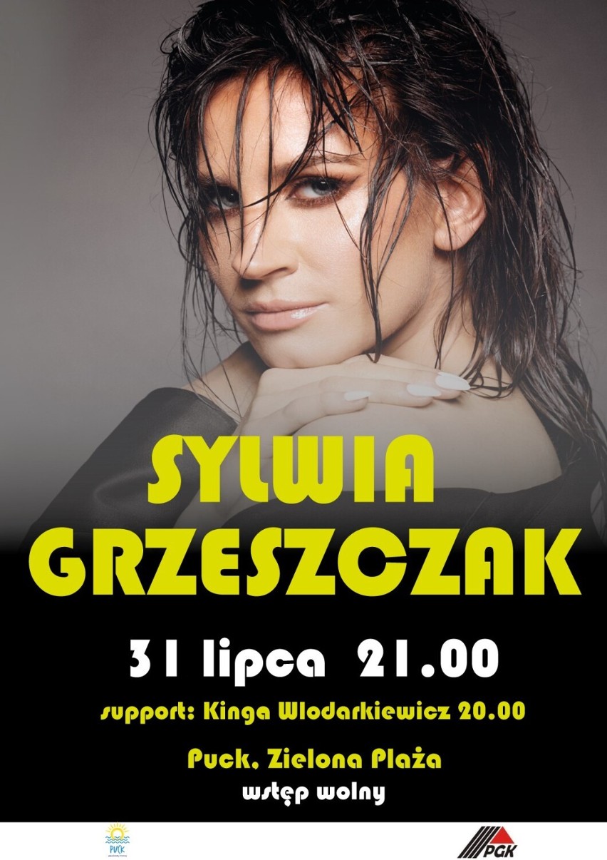 Sylwia Grzeszczak wystąpi w Pucku na scenie na Zielonej...