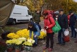 Kwiaty i znicze przy starym cmentarzu w Zduńskiej Woli ZDJĘCIA, CENY