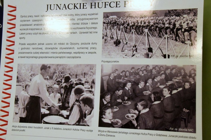 Wystawa "Junackie Hufce Pracy" w Wojewódzkim Domu Kultury. Tak to kiedyś było... Zobacz zdjęcia 