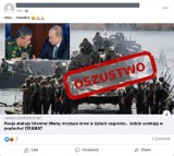 Policja ostrzega przed fałszywymi postami na Facebook'u. Dotyczą rzekomej inwazji Rosji, a grozi nam utrata pieniędzy