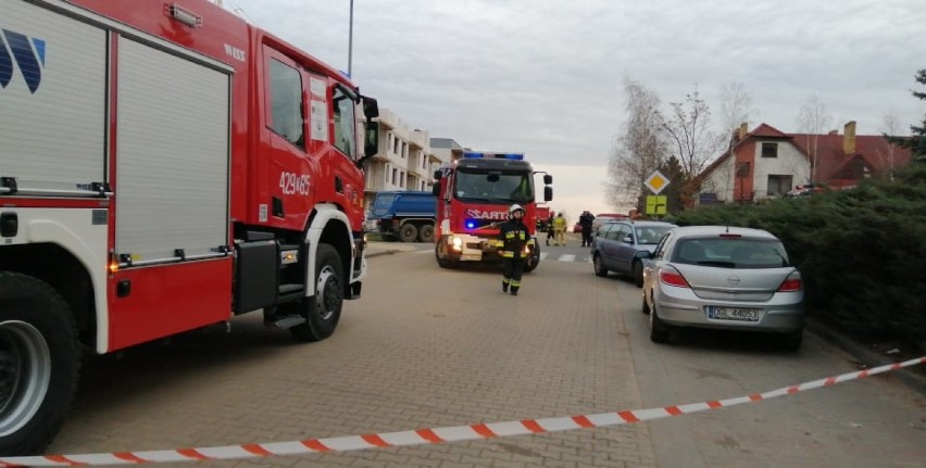 UWAGA! Ewakuacja bloków przy ulicy Mechtyldy. Koparka uszkodziła rurę z gazem