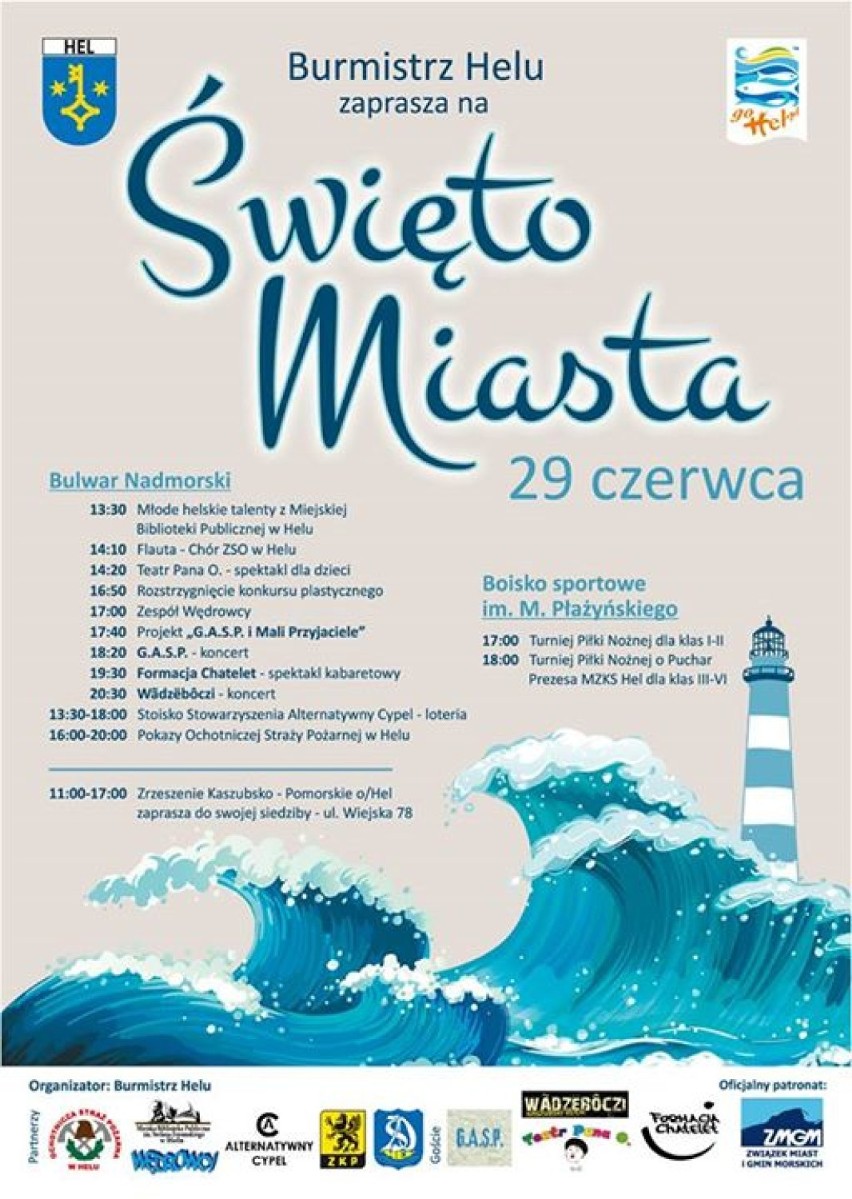 Święto miasta Hel (29.06.2015r.) zapowiada się naprawdę...