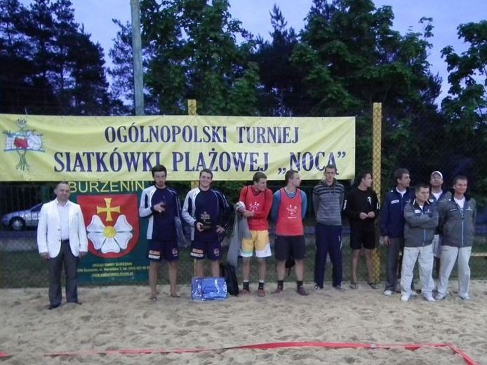 X Ogólnopolski Turniej Siatkówki Plażowej Nocą - Burzenin 2012