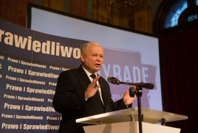 Prezes PiS Jarosław Kaczyński ma być w niedzielę w Sieradzu