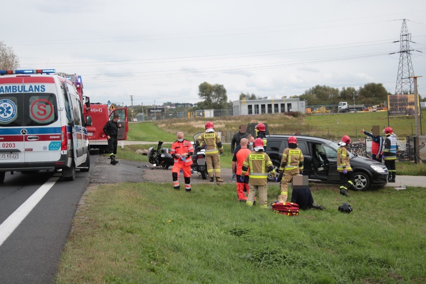 Groźny wypadek na ulicy Bieszczadzkiej w Jaśle [ZDJĘCIA]