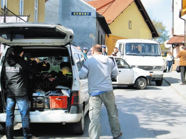 Ćwiczenia odbyły się na ul. Spadzistej w Wadowicach