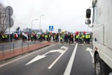 Protest rolników przed polsko-ukraińskim przejściem granicznym w Medyce [ZDJĘCIA, WIDEO]