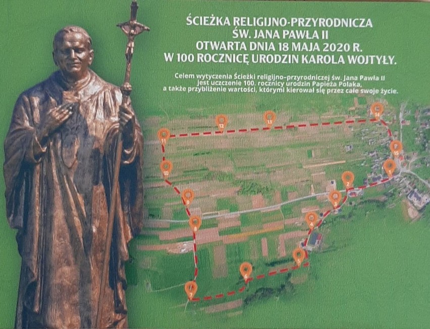 Rajbrot. Na stulecie urodzin św. Jana Pawła II powstała Ścieżka religijno-przyrodnicza