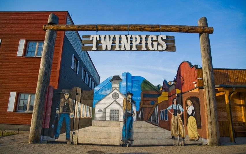 Twinpigs to park rozrywki, którego atrakcje opierają się na...