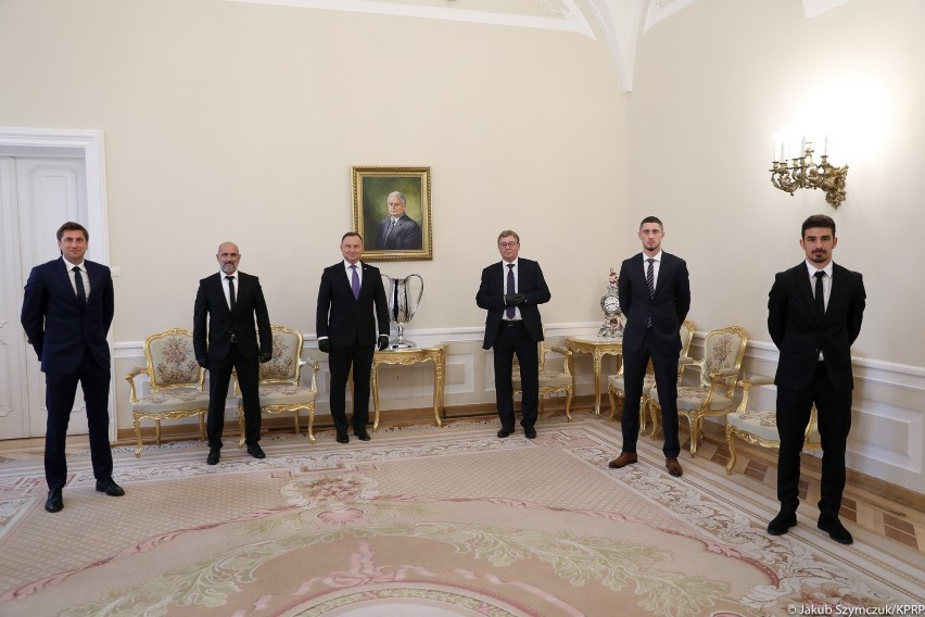 Cracovia z wizytą u prezydenta Andrzeja Dudy