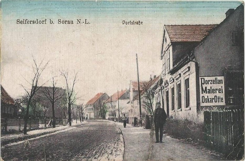 Zatorze w Żarach na archiwalnych pocztowkach.