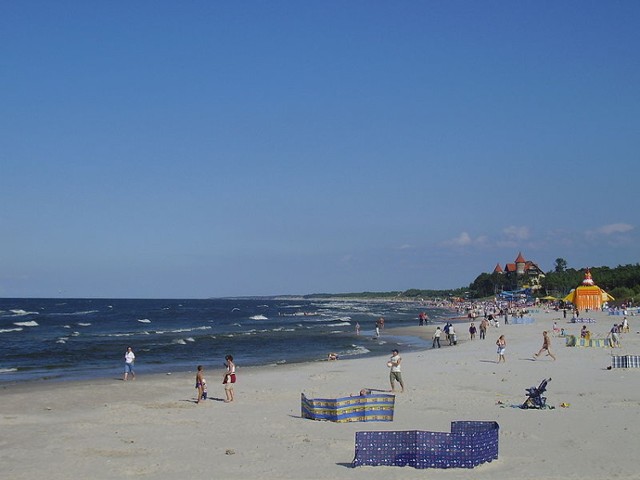 Plaża w Łebie