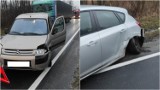 Wypadek na DK 73. Kierowca citroena doprowadził do zderzenia z oplem koło Dąbrowy Tarnowskiej [ZDJĘCIA]
