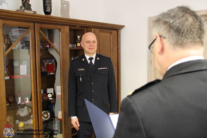 Nowy zastępca komendanta miejskiego PSP w Grudziądzu