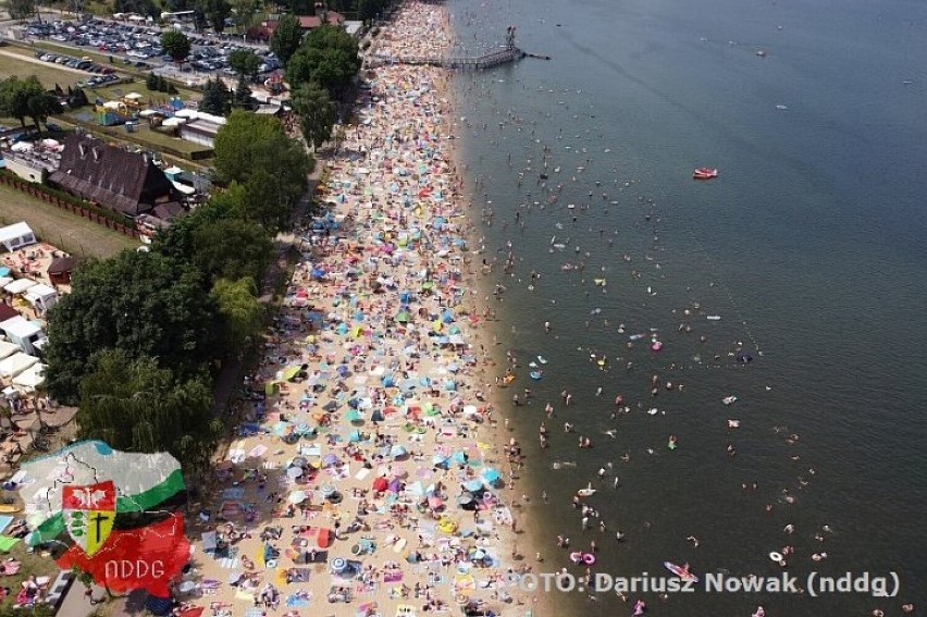 Plaża na Pogorii III NAJBARDZIEJ zatłoczoną plażą w Śląskiem? Prawie jak Władysławowo w szczycie sezonu! Zobacz te zdjęcia